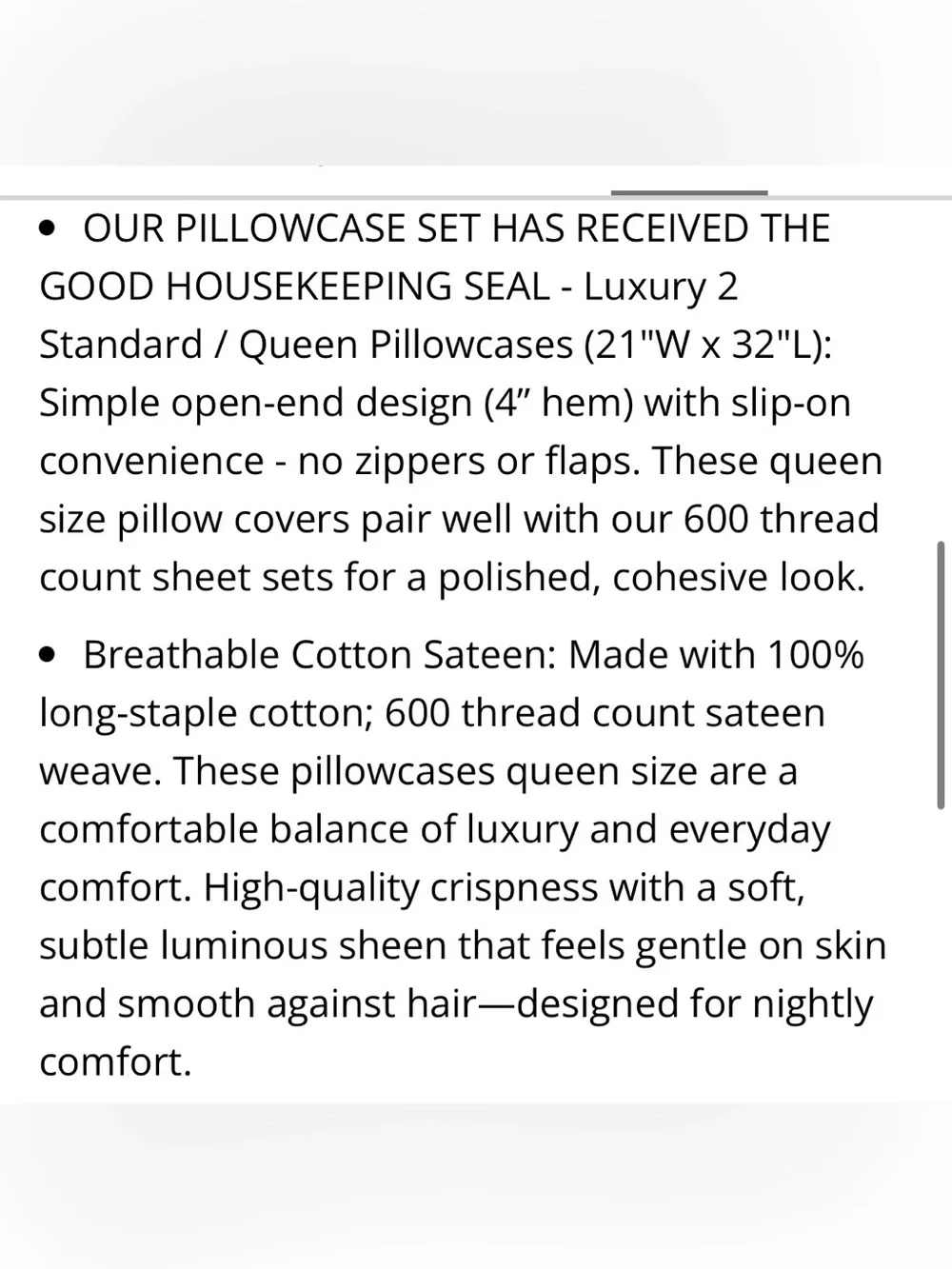 STANDARD 100% Cotton Sateen 600 Thread Count Pillowcases (2-Pack) BRICK RED